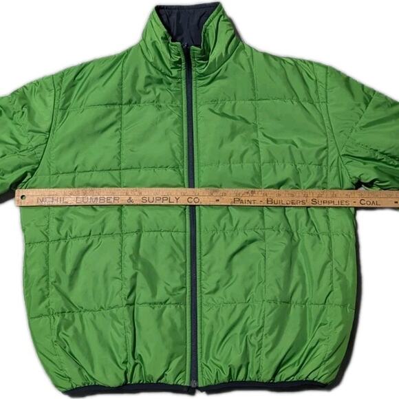 Vintage Polo Sport Reversible Jacket L Navy Green 90s Ralph Lauren USA Flag Rare - Picture 7 of 16